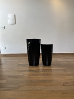 vaso fibra de vidro 72x38cm (Preto) - loja online