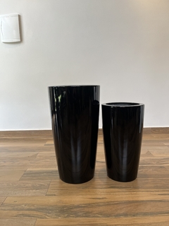 vaso fibra de vidro 56x31cm (Preto) - loja online