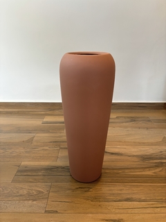 vaso fibra de vidro 76x29cm (terracota) - Cristal Garden