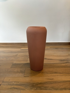 vaso fibra de vidro 66x29cm (terracota)