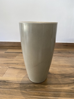 vaso de polietileno 53x30cm (cimento queimado)