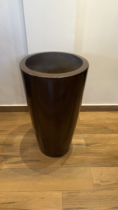 vaso fibra de vidro 84x47cm (Bronze) - Cristal Garden