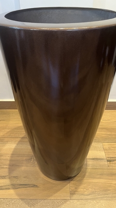 Imagem do vaso fibra de vidro 84x47cm (Bronze)
