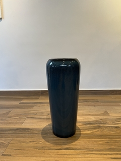Vaso fibra de vidro 66x29cm (Azul) na internet