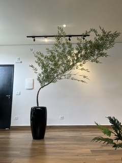 bambu mosso artificial 2,00 metros curvado pada Direita - Cristal Garden