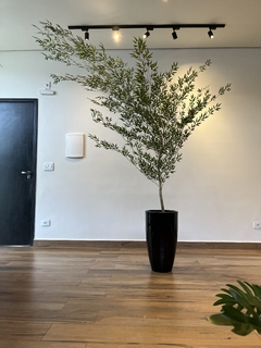 Imagem do bambu mosso artificial 2,20 metros curvado para esquerda