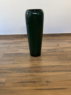 vaso de fibra de vidro 76x29cm (verde) - comprar online
