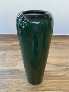 Vaso fibra de vidro 66x29cm (Verde) na internet