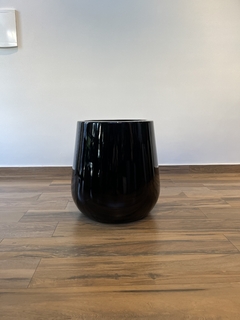 vaso fibra de vidro 61x48cm (Preto) - comprar online