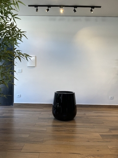 vaso fibra de vidro 61x48cm (Preto) - loja online