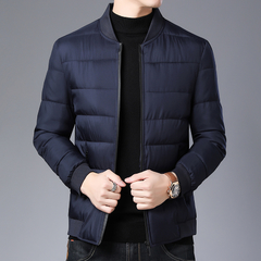 Jaqueta masculina acolchoada parkas