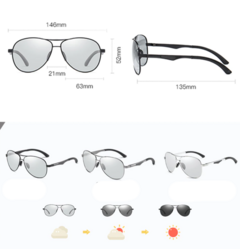 Óculos de sol fotocromático unissex antirreflexo - Mayortstore | Roupas, Relógios e acessórios 
