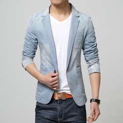 Imagem do Blazer Masculino Casual estilo Jeans