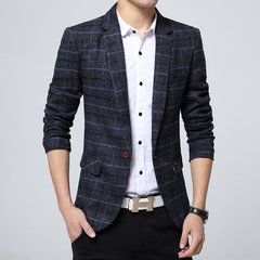 Blazer Slim Casual Xadrez