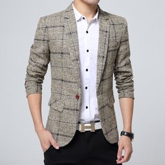 Blazer Slim Casual Xadrez