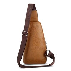 Bolsa masculina de ombro em Couro