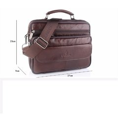 Imagem do BOLSA MENSAGEIRO MASCULINA COURO GENUÍNO