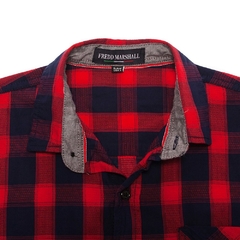 Camisa Xadrez Fred masculina algodão 