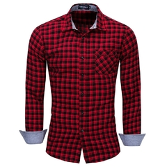 Camisa masculina Slim Fit Xadrex marshall 