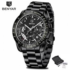 Relógio Benyar luxo Chronograph