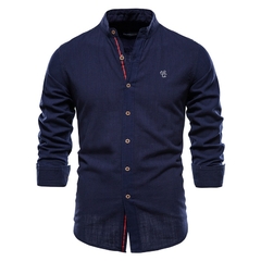 Camisa masculina Aipson casual algodão