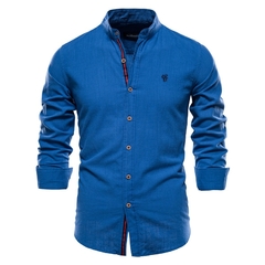 Camisa masculina Aipson casual algodão