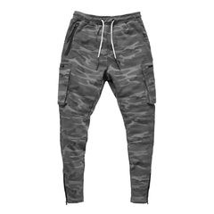 Calça Jogger camuflada moletom