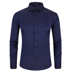 Camisa Slim Spandex elástica