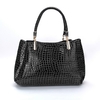 Bolsa feminina Smooza design estilo couro crocodilo