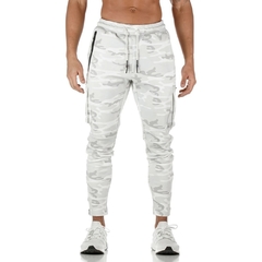 Calça Jogger camuflada moletom