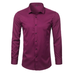 camisa masculina casual Slim MS0022