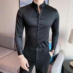 Camisa Slim Fit estilo Britânico