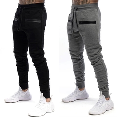 Calças masculina moletom Jogger para treino, caminhadas, passeios