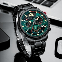 Relógio Curren com Cronógrafo e pulseira em aço - Mayortstore | Roupas, Relógios e acessórios 