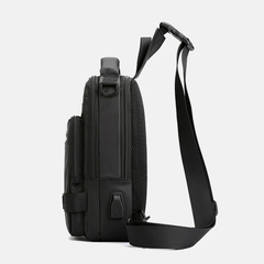 Mochila peitoral Nylon com porta USB - Mayortstore | Roupas, Relógios e acessórios 