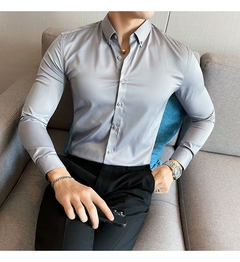 Camisa Slim Fit estilo Britânico