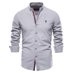 Camisa masculina Aipson casual algodão