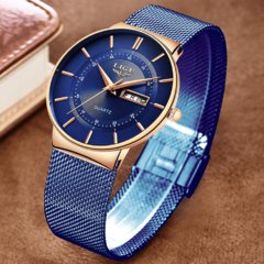 Relógio Lige pulseira malha de aço original - Mayortstore | Roupas, Relógios e acessórios 