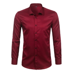 camisa masculina casual Slim MS0022