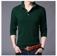 Camiseta manga longa em algodão 6 cores - Mayortstore | Roupas, Relógios e acessórios 