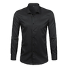 camisa masculina casual Slim MS0022