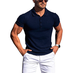 Camisa polo listrada fashion