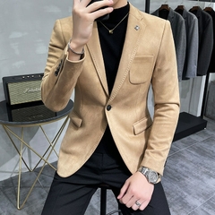 Blazer Casual Aveludado Slim