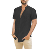 Camisa de linho masculina