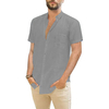 Camisa de linho masculina