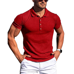 Camisa polo listrada fashion