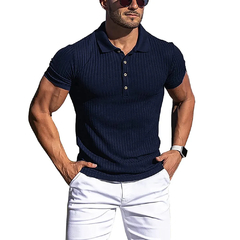 Camisa polo listrada fashion