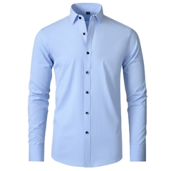 Camisa Masculina Slim Elástica