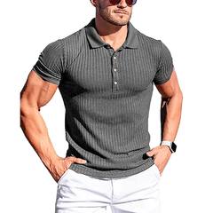 Camisa polo listrada fashion