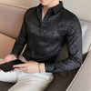 Camisa Slim Premium Social estampada